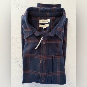 Madewell NWT Men's flannel Shirt